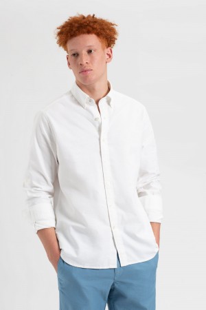 Chemises Ben Sherman St. Ives Resort Oxford Blanche | 34725-LWTK