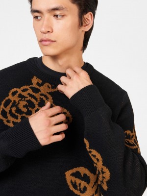 Knitwear Ben Sherman Winter Floral Noir | 04829-CKYJ