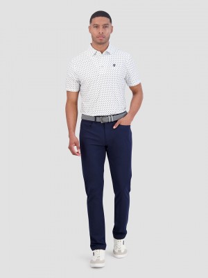 Polos Ben Sherman Chequerboard Geo Blanche | 30962-BMRG