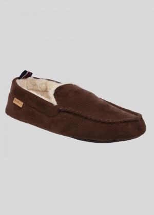 Slipper Ben Sherman Casa Cartegena Moccasin Marron | 84736-HIPR