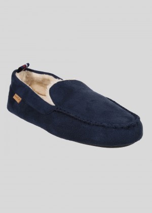 Slipper Ben Sherman Casa Cartegena Moccasin Bleu Marine | 58493-YLXM