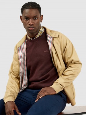 Vestes Ben Sherman Signature Harrington Marron | 70328-GFKO