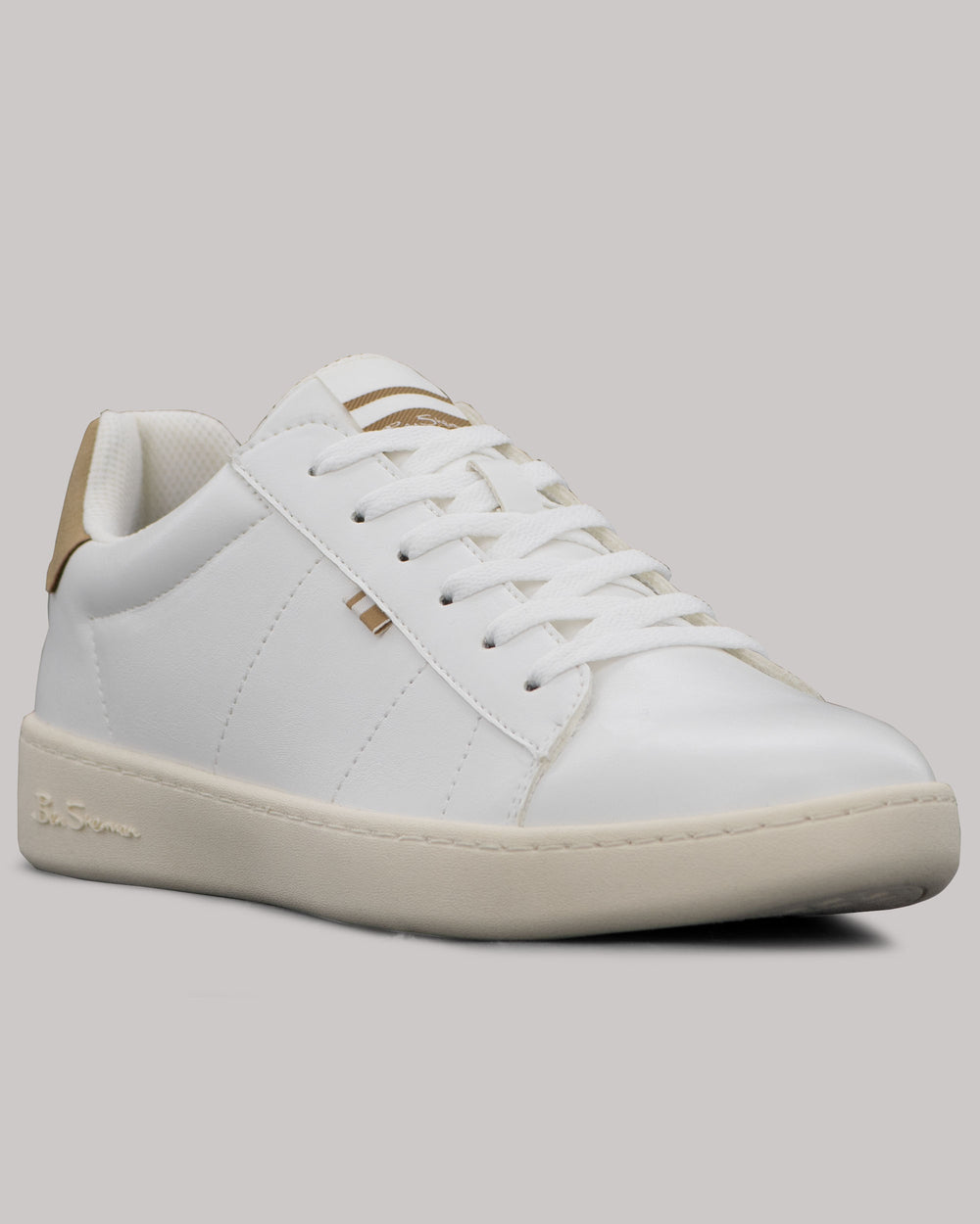 Basket Ben Sherman Hampton Blanche Marron | 70286-YAQO