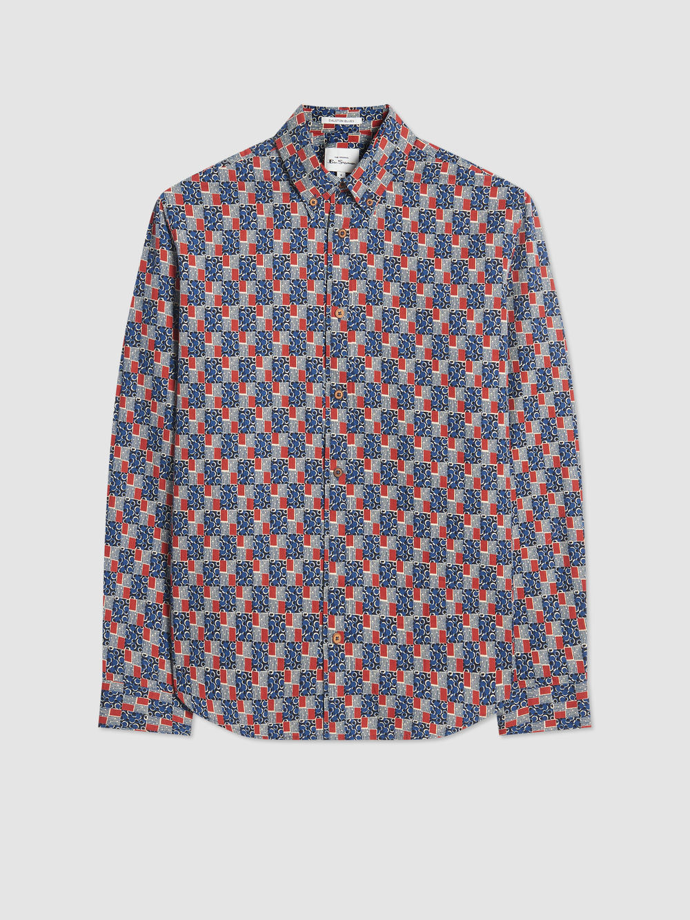 Chemises Ben Sherman 1950s Checkerboard Indigo | 39684-VXMN