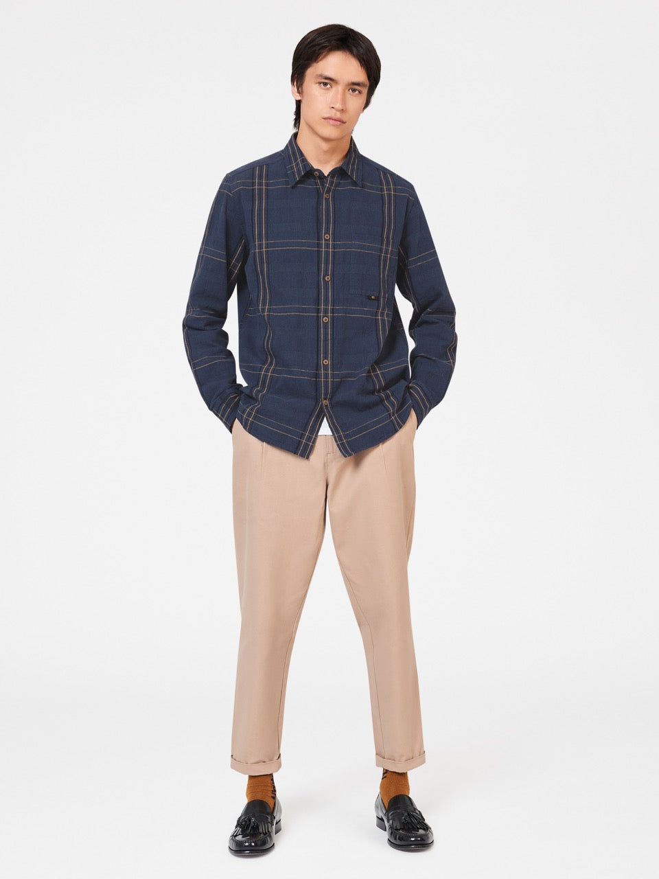 Chemises Ben Sherman B by Ben Sherman Indigo Check Indigo | 56703-FEHL