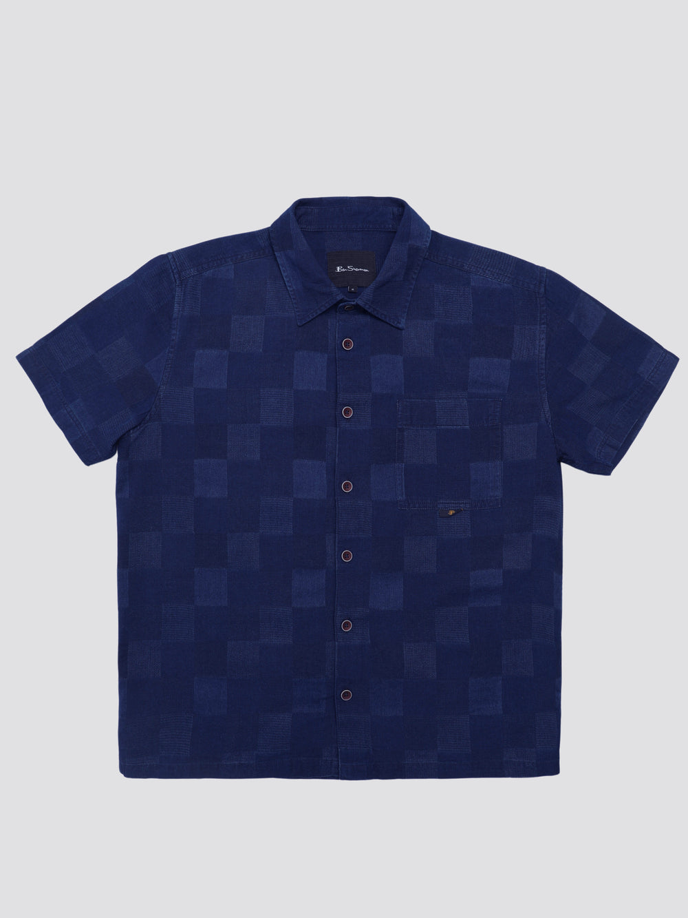 Chemises Ben Sherman B by Ben Sherman Indigo Check Bleu Marine | 46301-JPDA