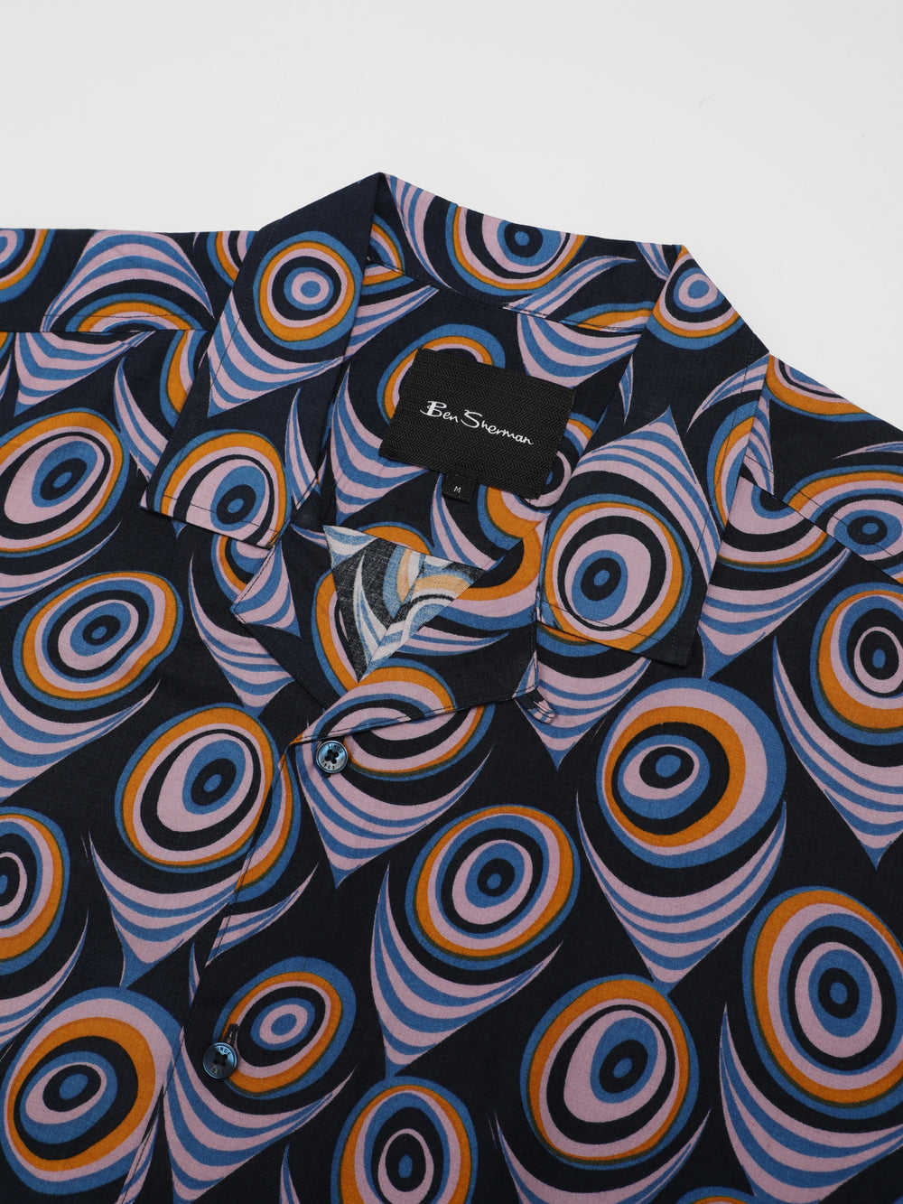 Chemises Ben Sherman B by Ben Sherman Psychedelic Print Violette | 93048-RFPJ