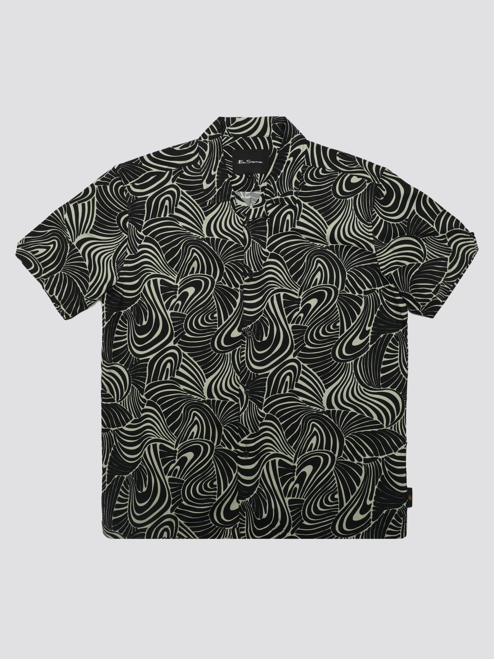 Chemises Ben Sherman B by Ben Sherman Psychedelic Swirl Print Menthe | 30794-WZTX