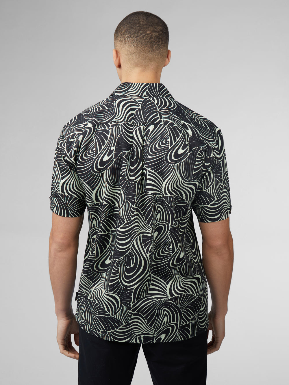 Chemises Ben Sherman B by Ben Sherman Psychedelic Swirl Print Menthe | 14985-SWME