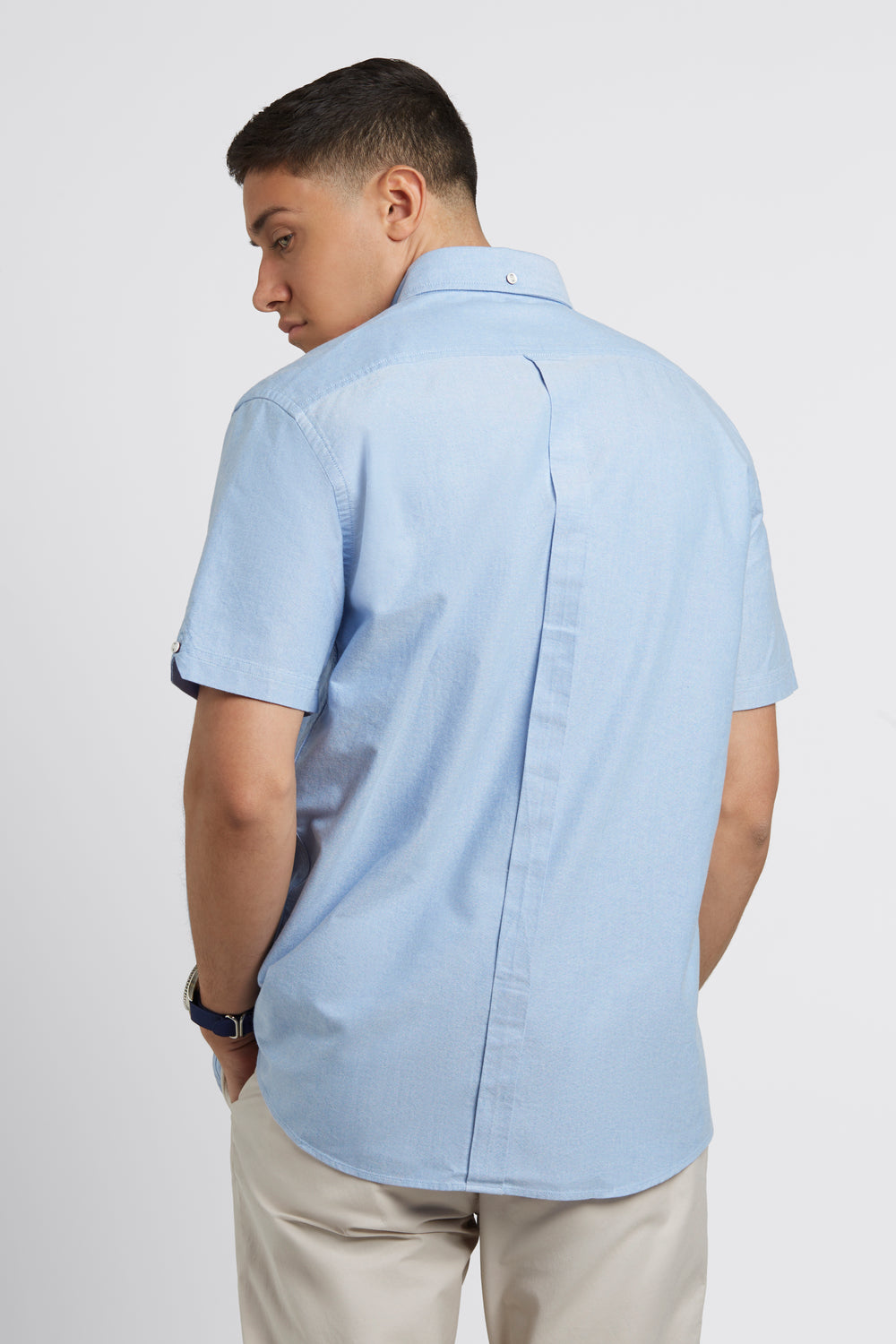 Chemises Ben Sherman Brighton Oxford Organic Bleu | 89304-YJIN