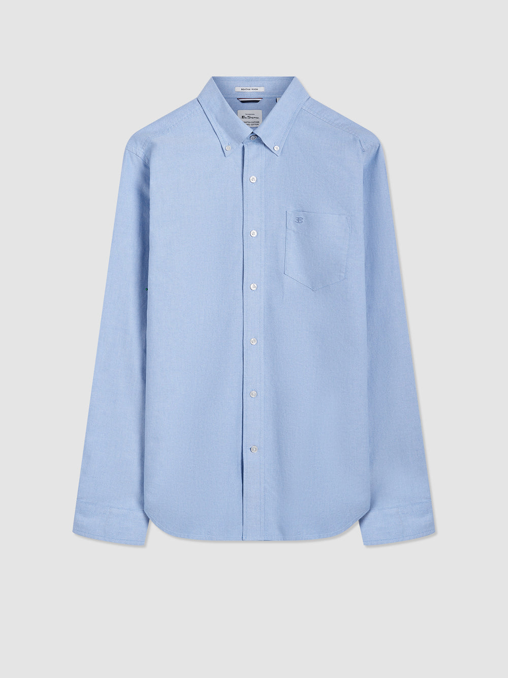 Chemises Ben Sherman Brighton Oxford Organic Bleu | 02435-PIWQ