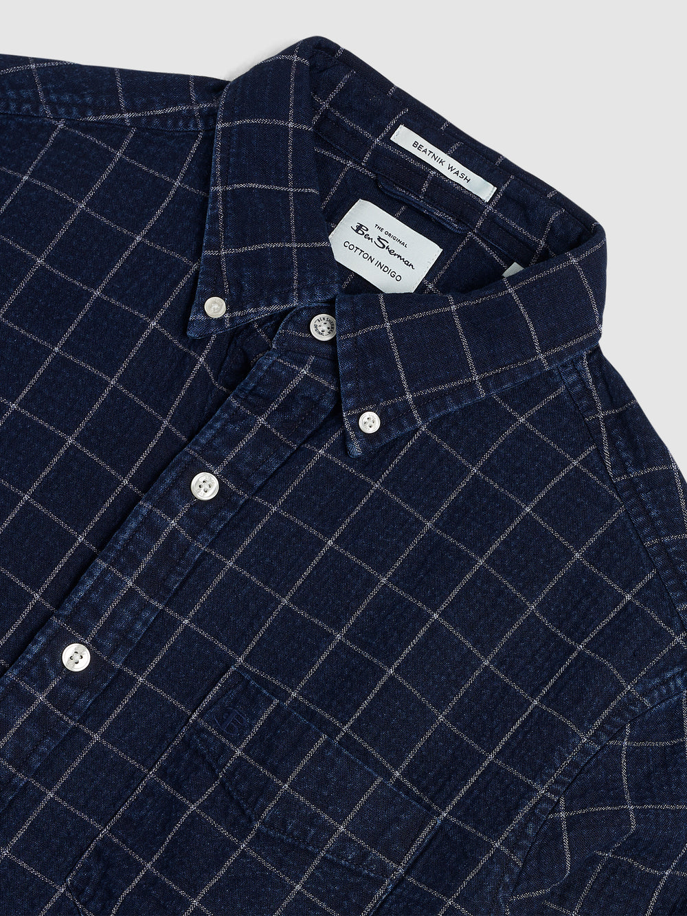 Chemises Ben Sherman Dalston Blues Beatnik Indigo | 52186-PFUV