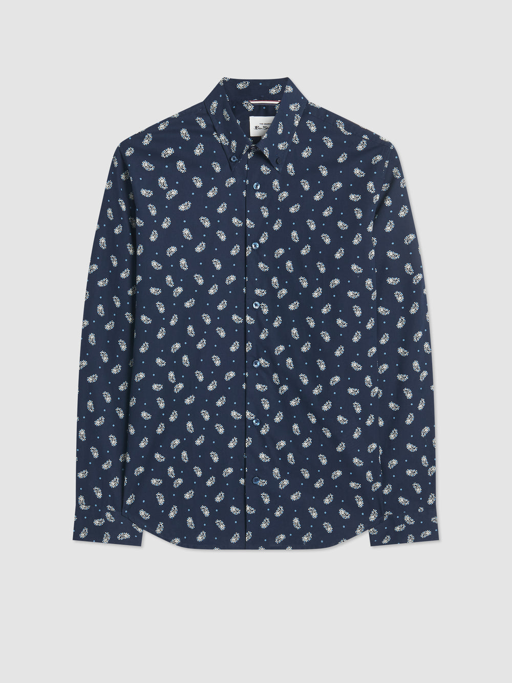 Chemises Ben Sherman Micro Paisley Bleu Marine | 32507-IPRQ