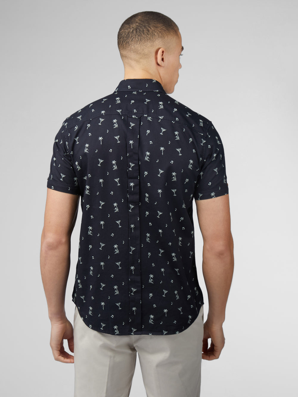 Chemises Ben Sherman Scattered Noir | 12583-RNDH