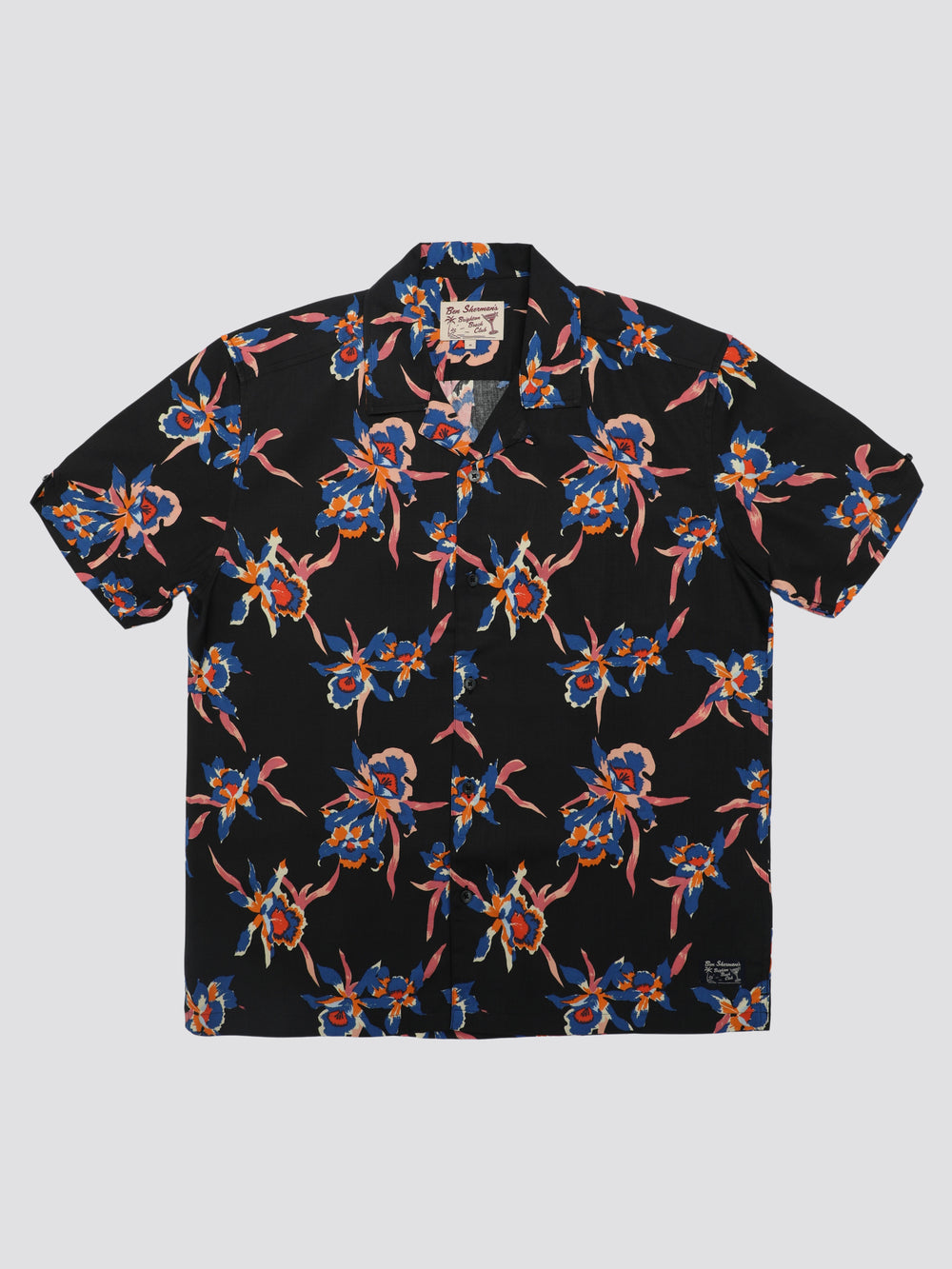 Chemises Ben Sherman Signature Botanical Print Noir | 23914-TDVC