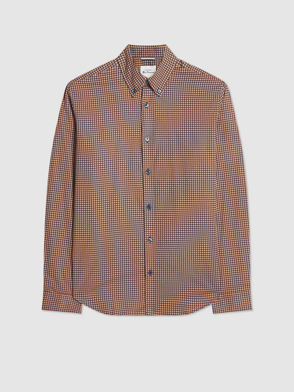 Chemises Ben Sherman Signature Chevron Orange | 48792-YPMI