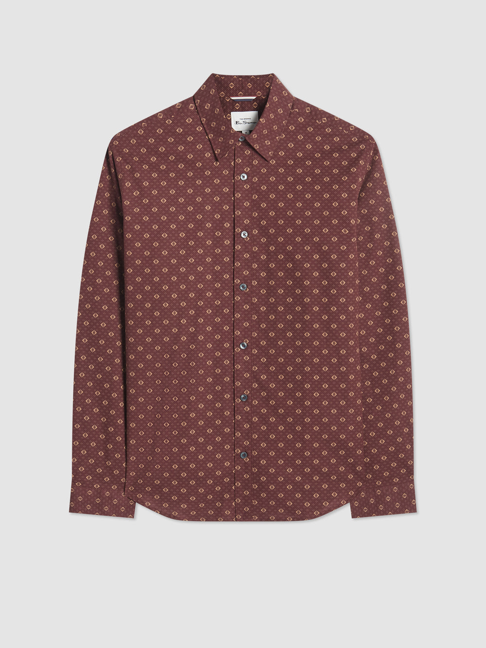 Chemises Ben Sherman Signature Geo Marron | 06218-EBKC