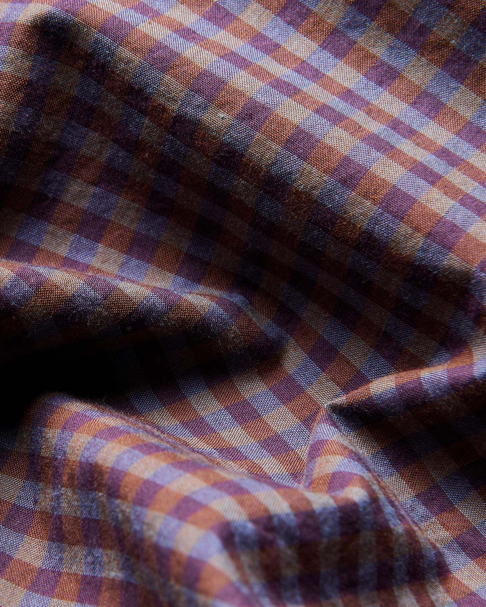 Chemises Ben Sherman Signature Gingham Long-Sleeve Violette | 65297-DRLY