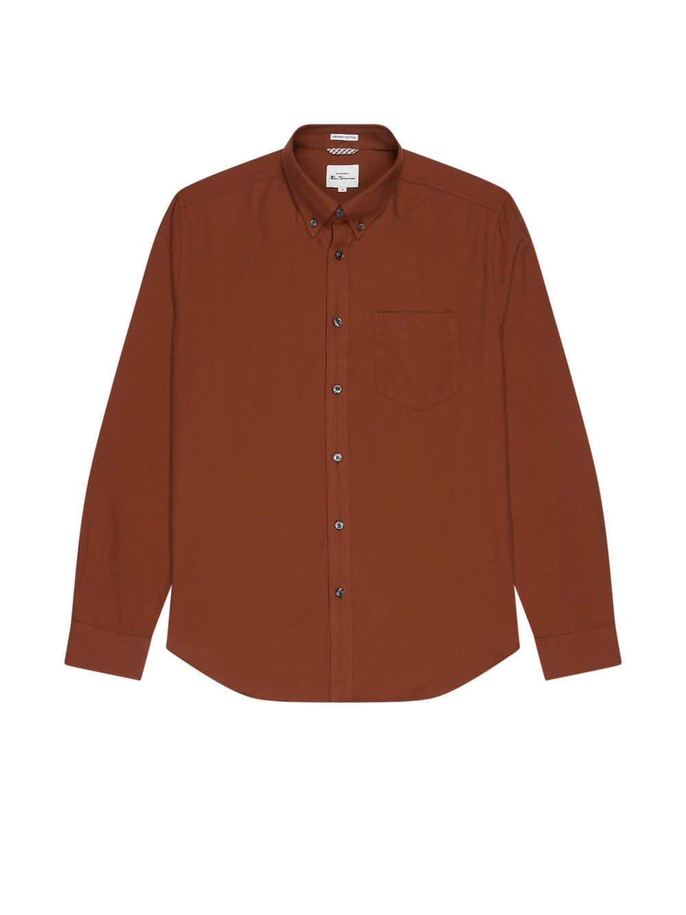 Chemises Ben Sherman Signature Long-Sleeve Oxford Orange | 78134-WKFH