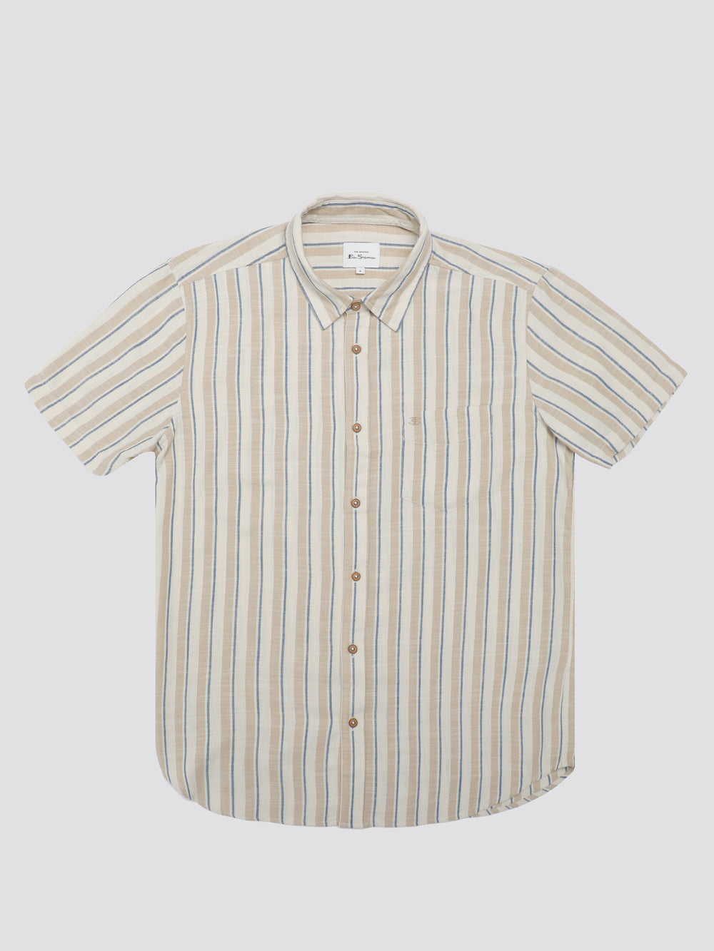 Chemises Ben Sherman Signature Mod Stripe Blanche | 81529-CRKU