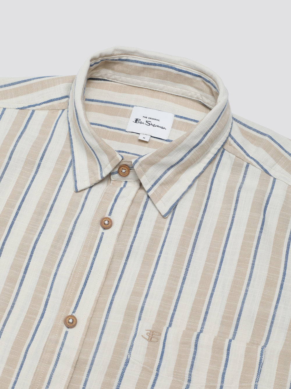 Chemises Ben Sherman Signature Mod Stripe Blanche | 81529-CRKU