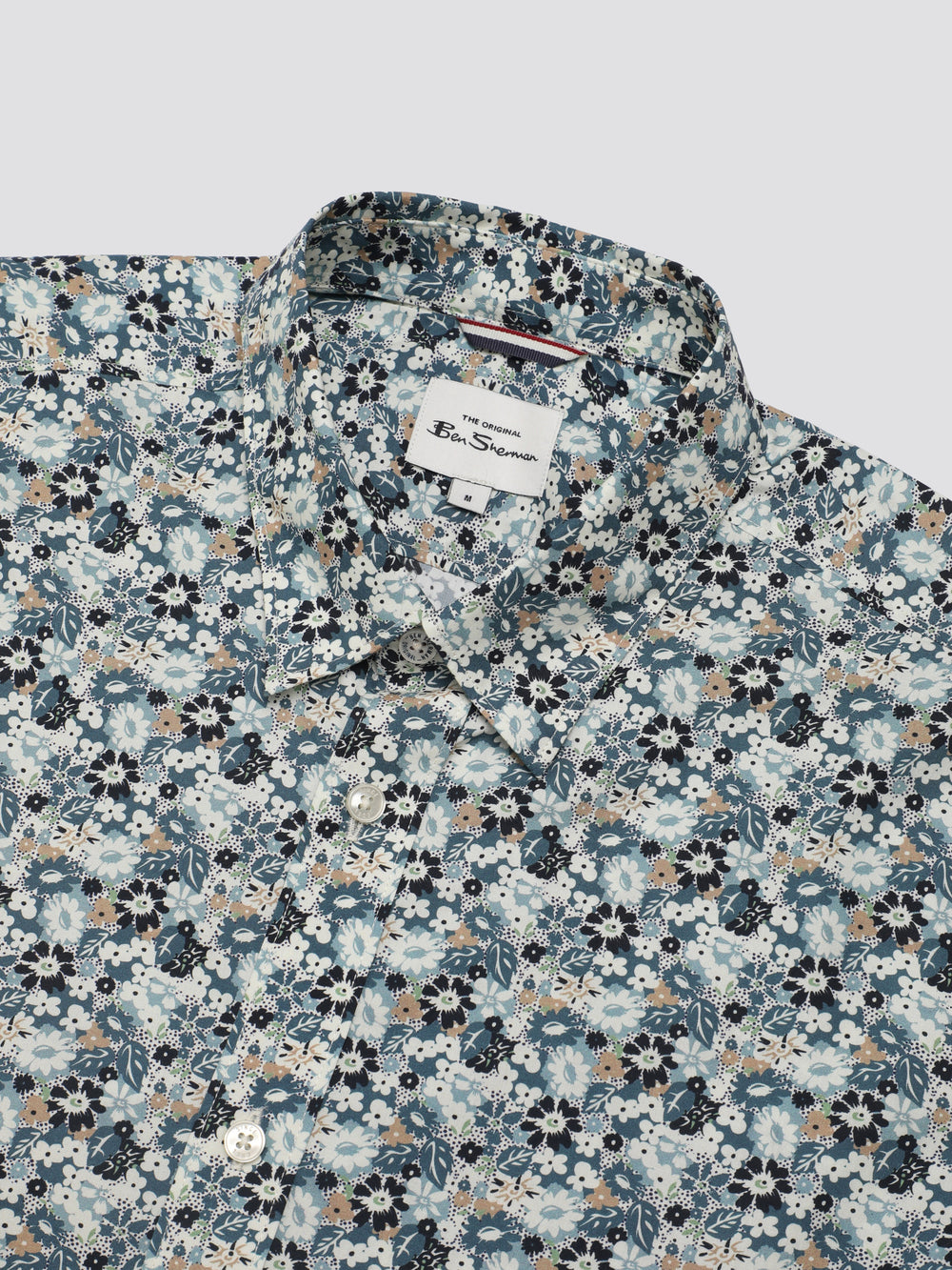 Chemises Ben Sherman Signature Multicolor Floral Bleu | 30895-WGCY