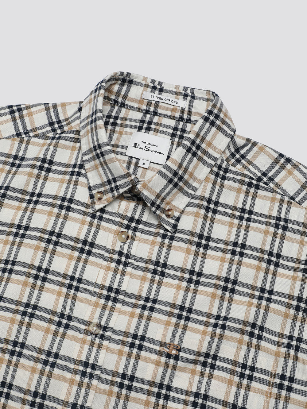 Chemises Ben Sherman Signature Oxford Check Blanche | 46970-VAQF