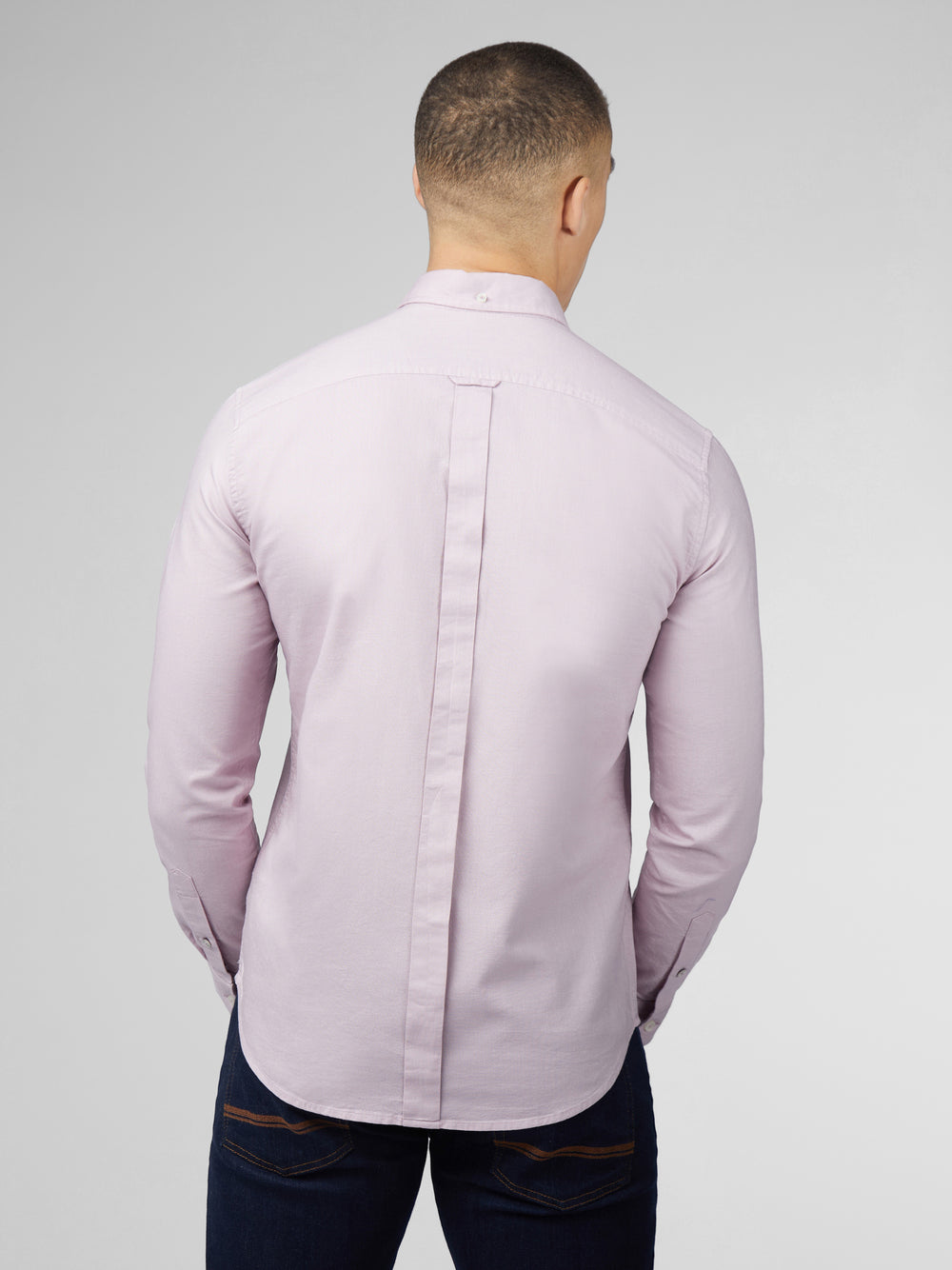 Chemises Ben Sherman Signature Oxford Long Sleeve Violette | 62540-GPIV