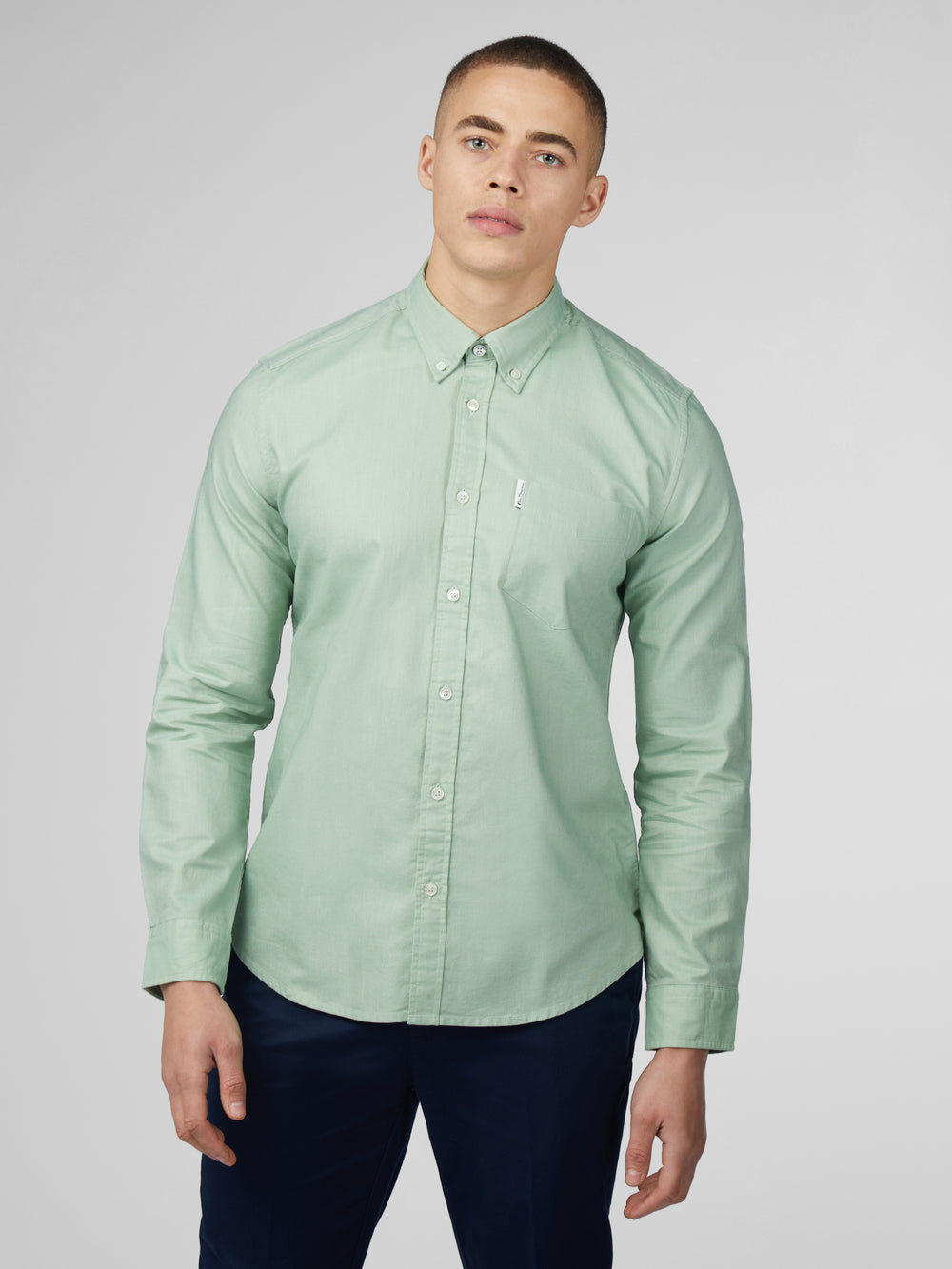 Chemises Ben Sherman Signature Oxford Vert | 43521-IELF