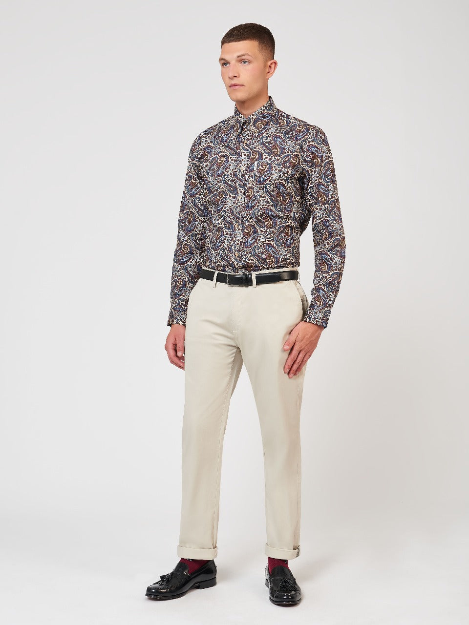 Chemises Ben Sherman Signature Paisley Multicolore | 15896-WFLU