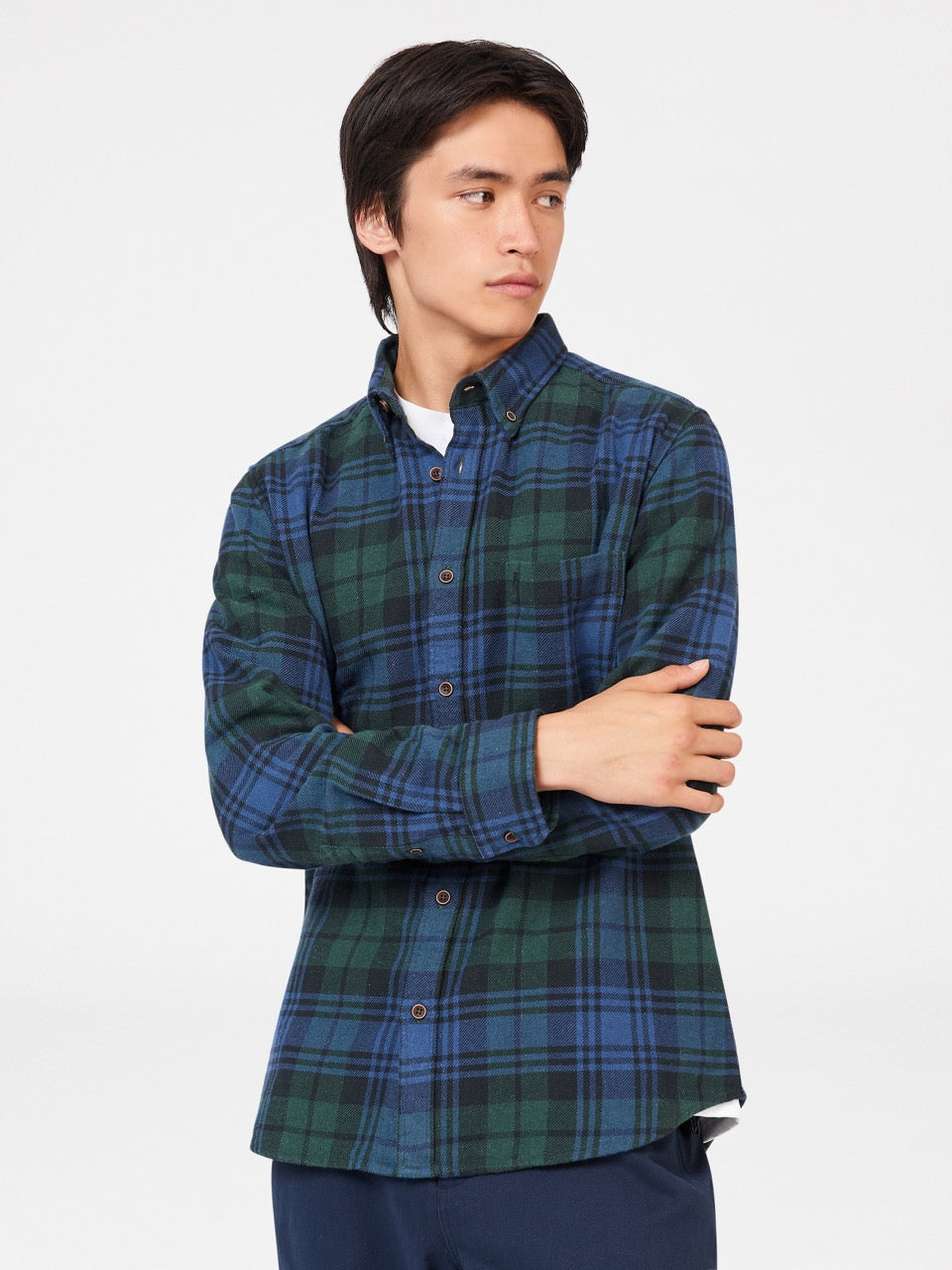 Chemises Ben Sherman Signature Tartan Check Vert | 04189-QESC