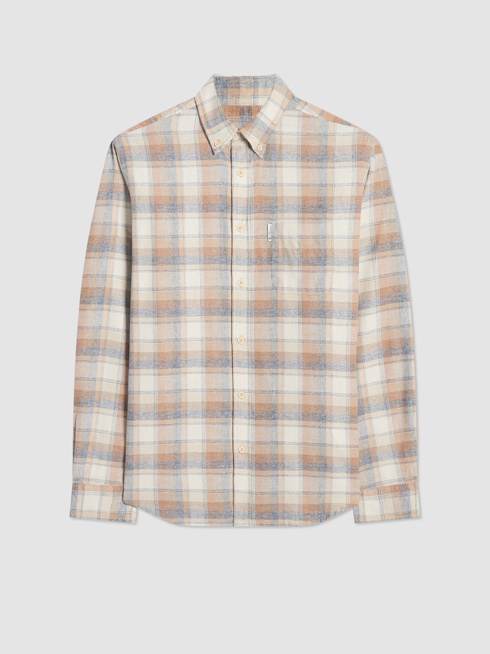 Chemises Ben Sherman Twisted Yarn Check Marron | 20967-JEKN