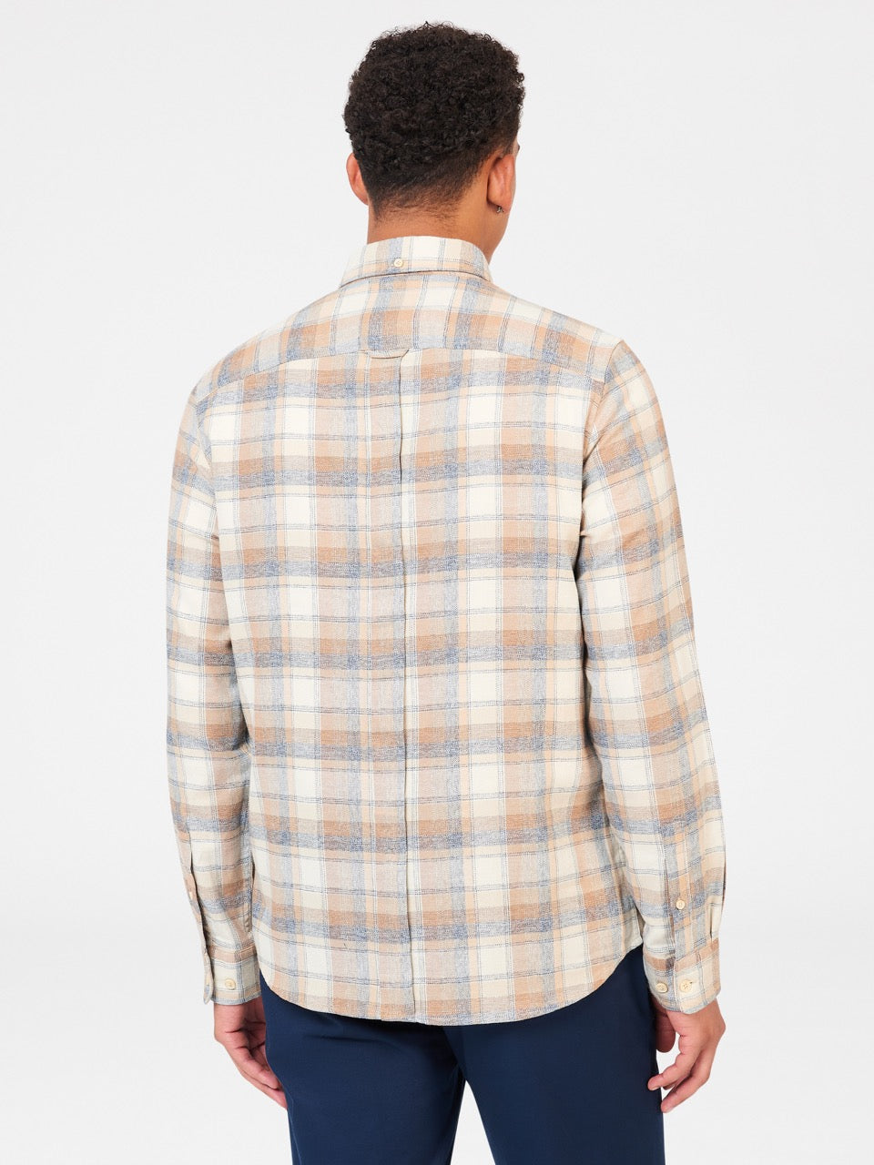 Chemises Ben Sherman Twisted Yarn Check Marron | 20967-JEKN