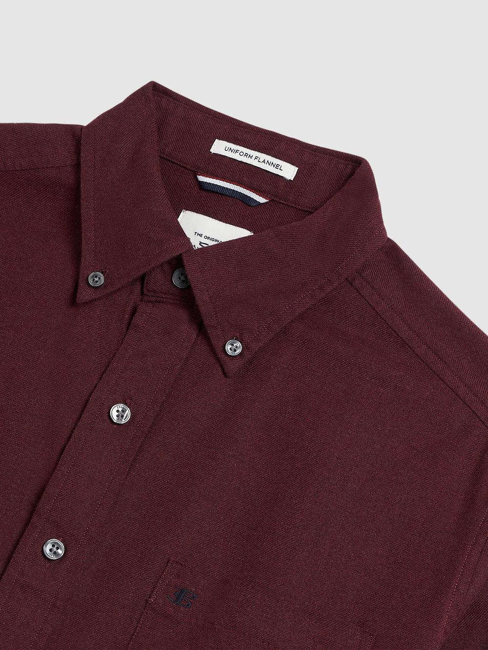 Chemises Ben Sherman Uniform Flannel Bordeaux Bleu Marine Beige | 06235-NQYZ