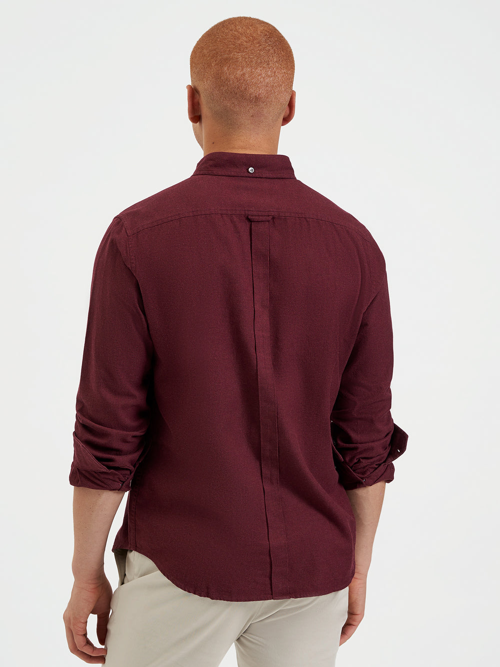 Chemises Ben Sherman Uniform Flannel Bordeaux Bleu Marine Beige | 06235-NQYZ