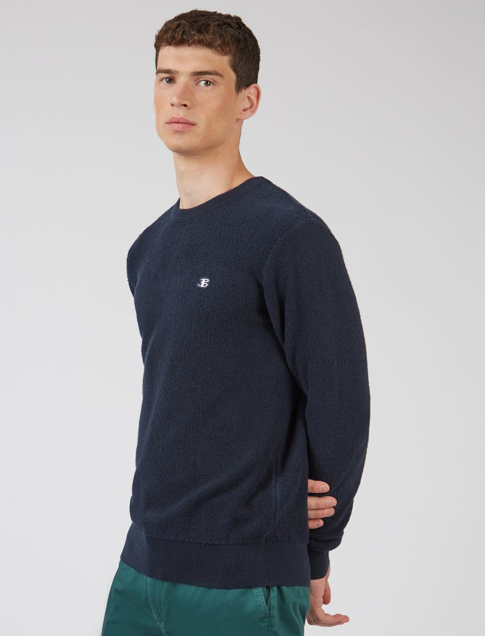 Knitwear Ben Sherman B by Ben Sherman Crewneck Bleu Marine | 86192-JPWV