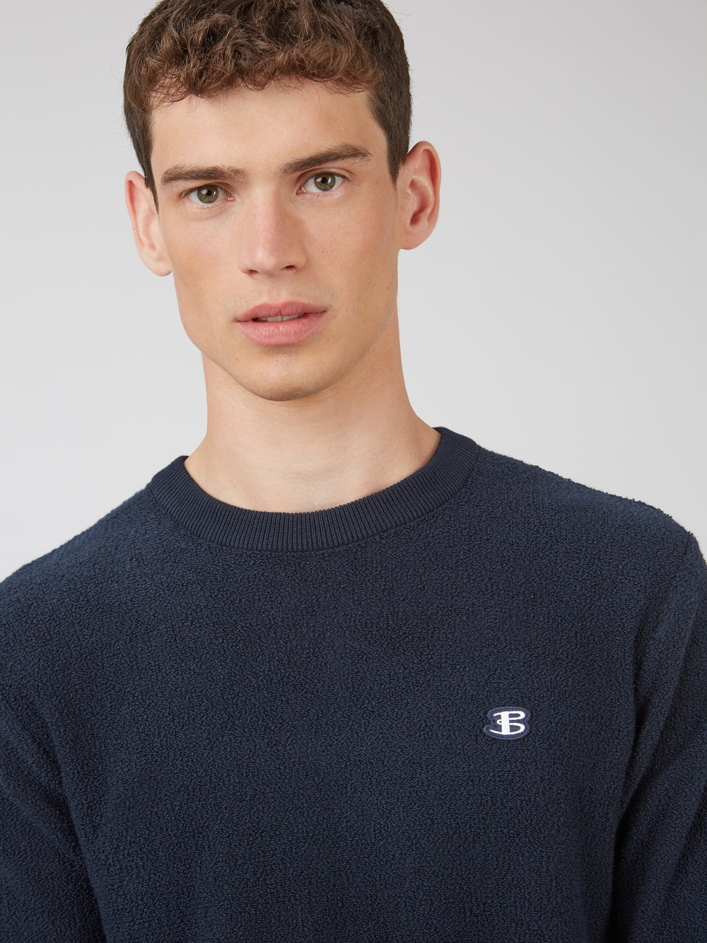 Knitwear Ben Sherman B by Ben Sherman Crewneck Bleu Marine | 86192-JPWV