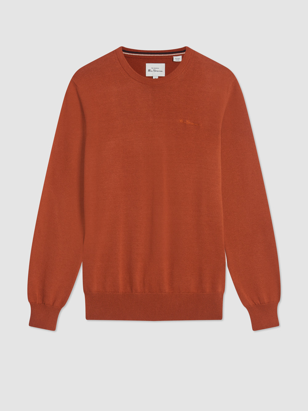 Knitwear Ben Sherman Signature Crewneck Orange | 21958-VRMA