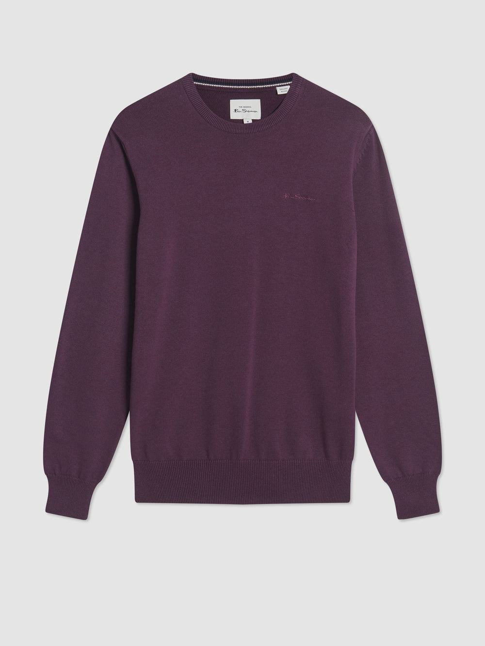 Knitwear Ben Sherman Signature Crewneck Violette | 59017-PXJD