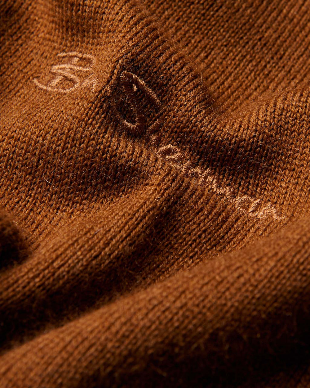 Knitwear Ben Sherman Signature Merino Crewneck Marron | 80491-VAKD