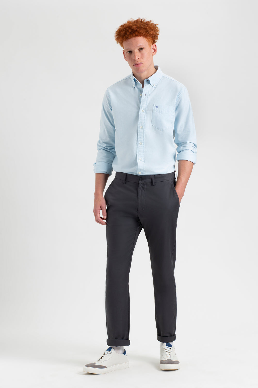 Pantalon Ben Sherman Everyday Slim Fit Chino Grise | 23679-NECT