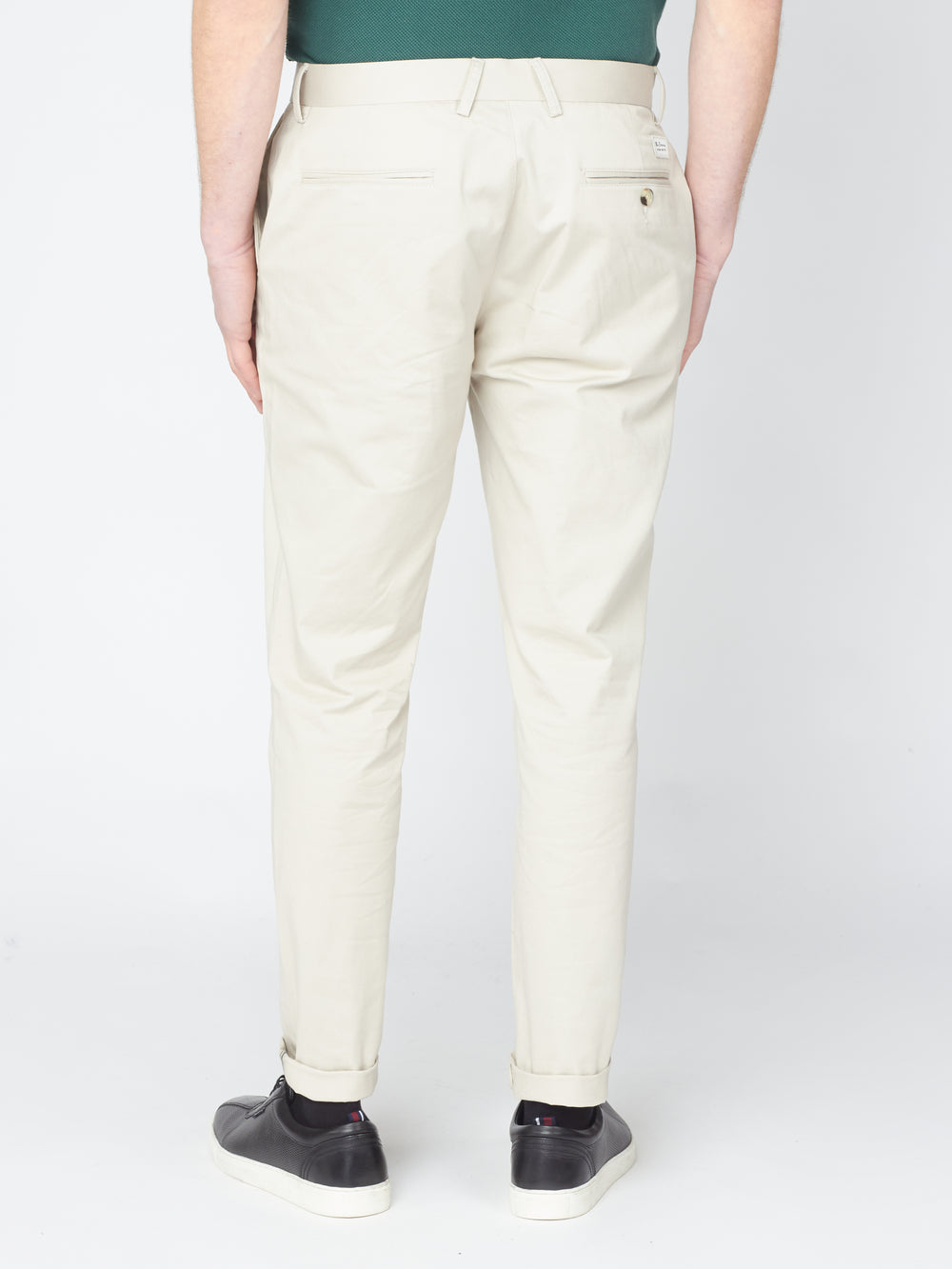 Pantalon Ben Sherman Signature Slim Stretch Chino Blanche | 32546-ZYOC