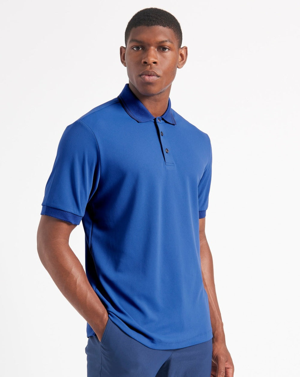 Polos Ben Sherman 360 Motion Stretch Bleu Bleu Royal | 91240-XBZG