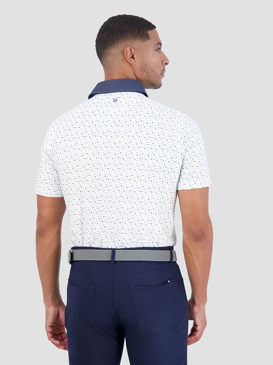 Polos Ben Sherman Polka Dots Tech Jersey Sports Fit Blanche | 59817-OQKC