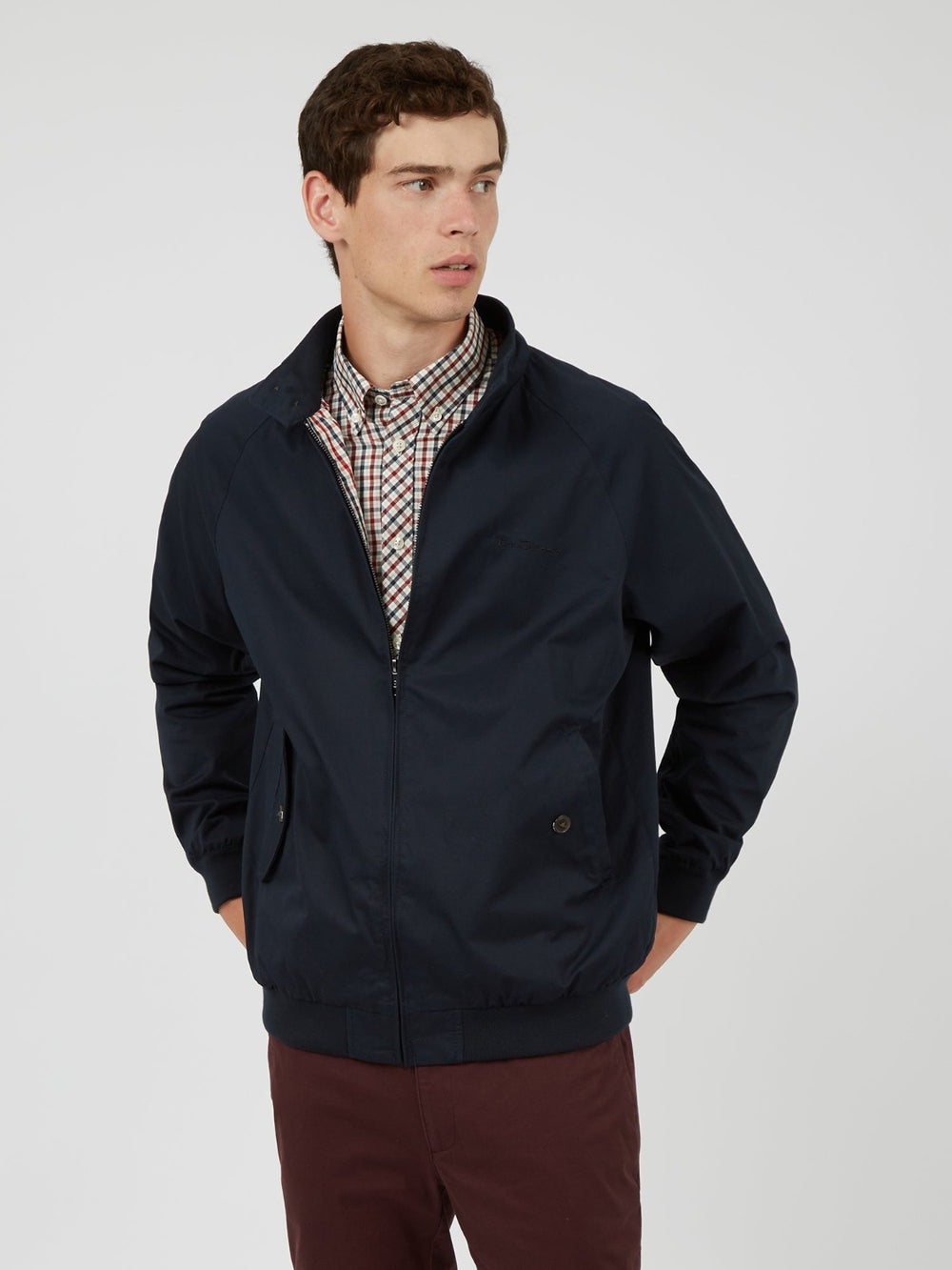 Vestes Ben Sherman Signature Harrington Bleu Marine | 47318-TYER